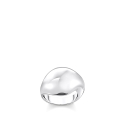 Bague Organic en forme de goutte d'eau en argent