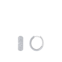Hoop Earrings White Zirconia Small Hoop Earrings White Zirconia Small