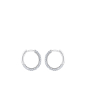 Créoles Zirconia blanc petites Créoles Zirconia blanc petites