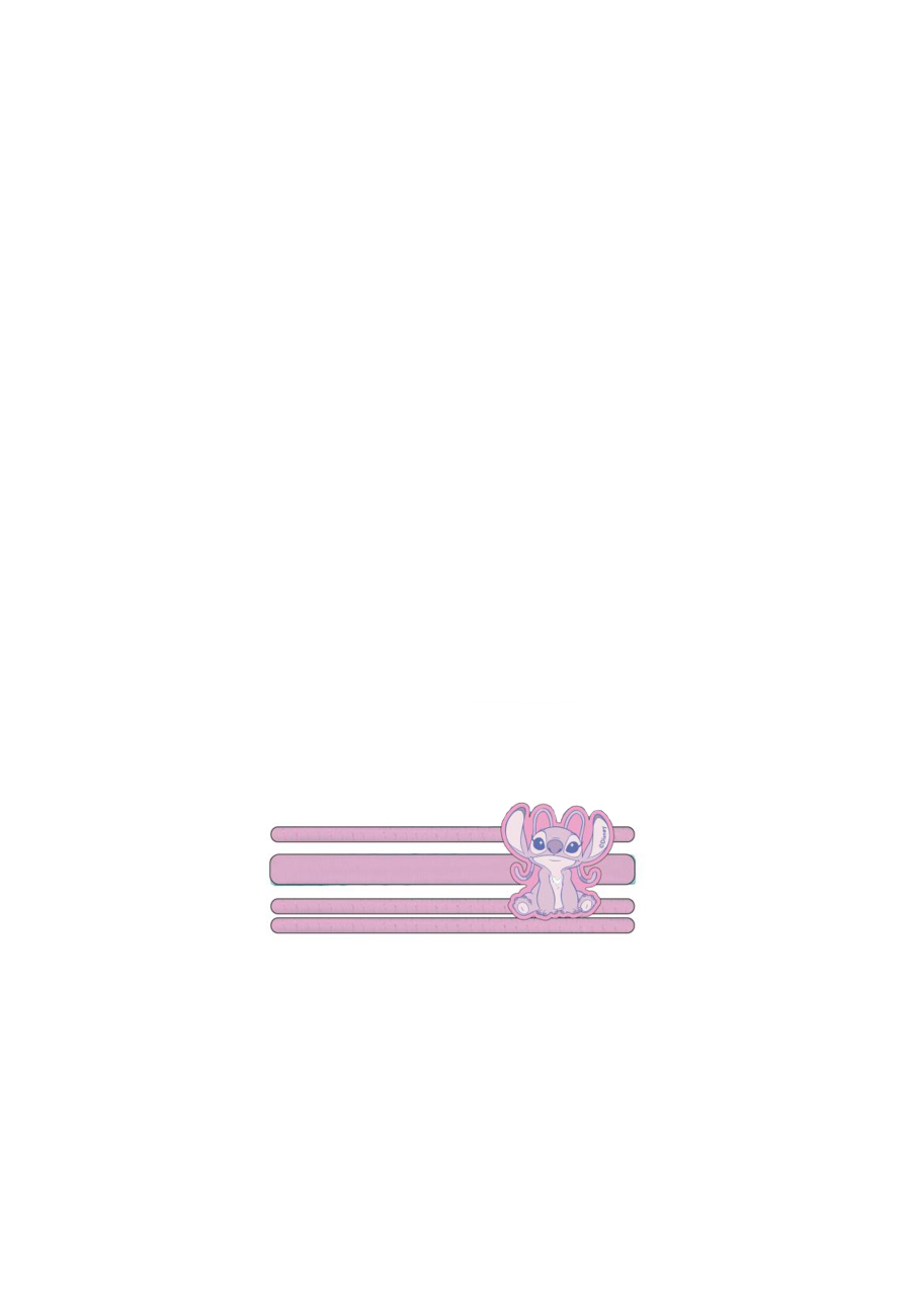 Kinder haaraccessoires Elastische Bandjes 8 Stuks Stitch