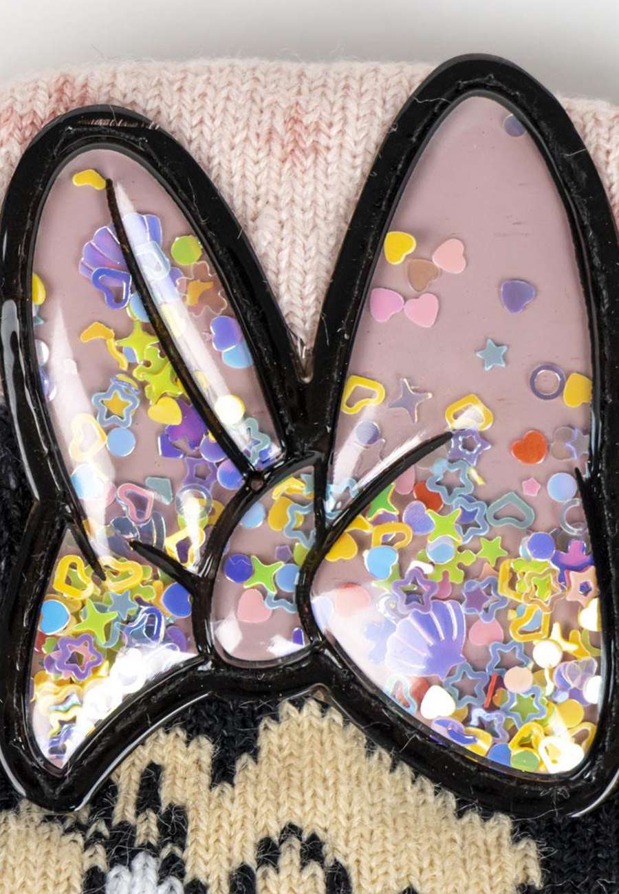 Gebreide muts Minnie