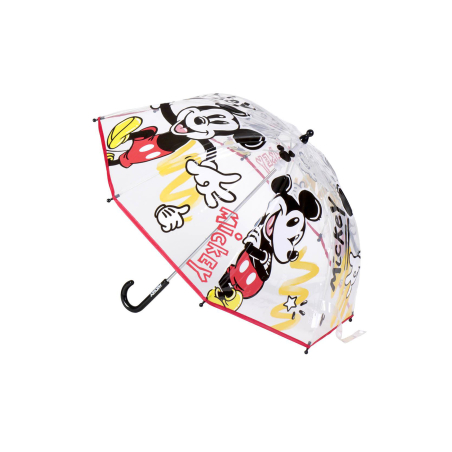 Paraguas Poe Manual Burbuja Mickey