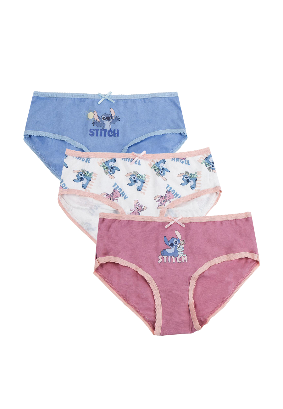 Conjunto de ropa interior de niña 3 piezas Stitch Conjunto de ropa interior de niña 3 piezas Stitch