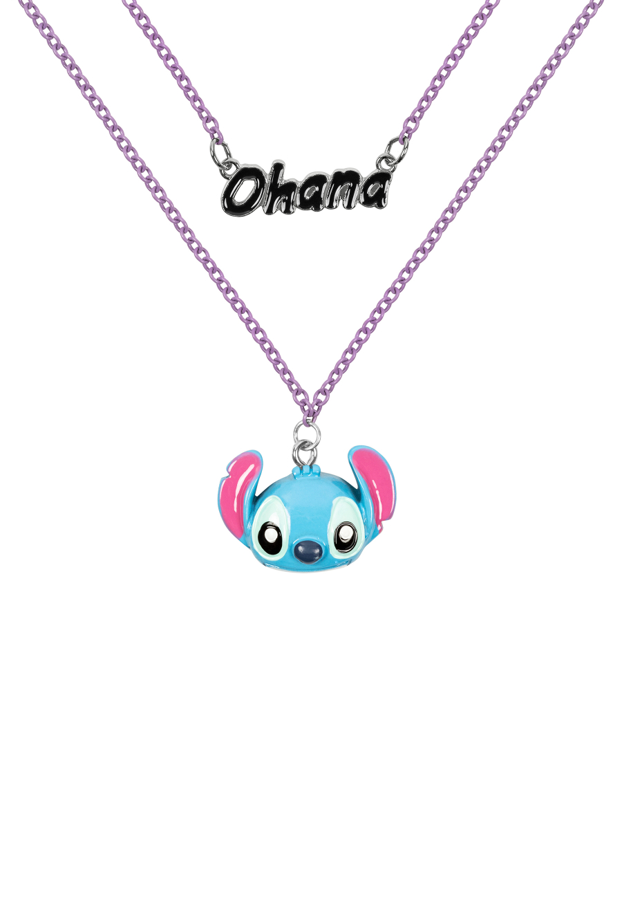 Collar Disney Lilo & Stitch Ohana Stitch Doble Capa Collar Disney Lilo & Stitch Ohana Stitch Doble Capa