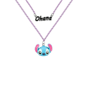 Collar Disney Lilo & Stitch Ohana Stitch Doble Capa Collar Disney Lilo & Stitch Ohana Stitch Doble Capa