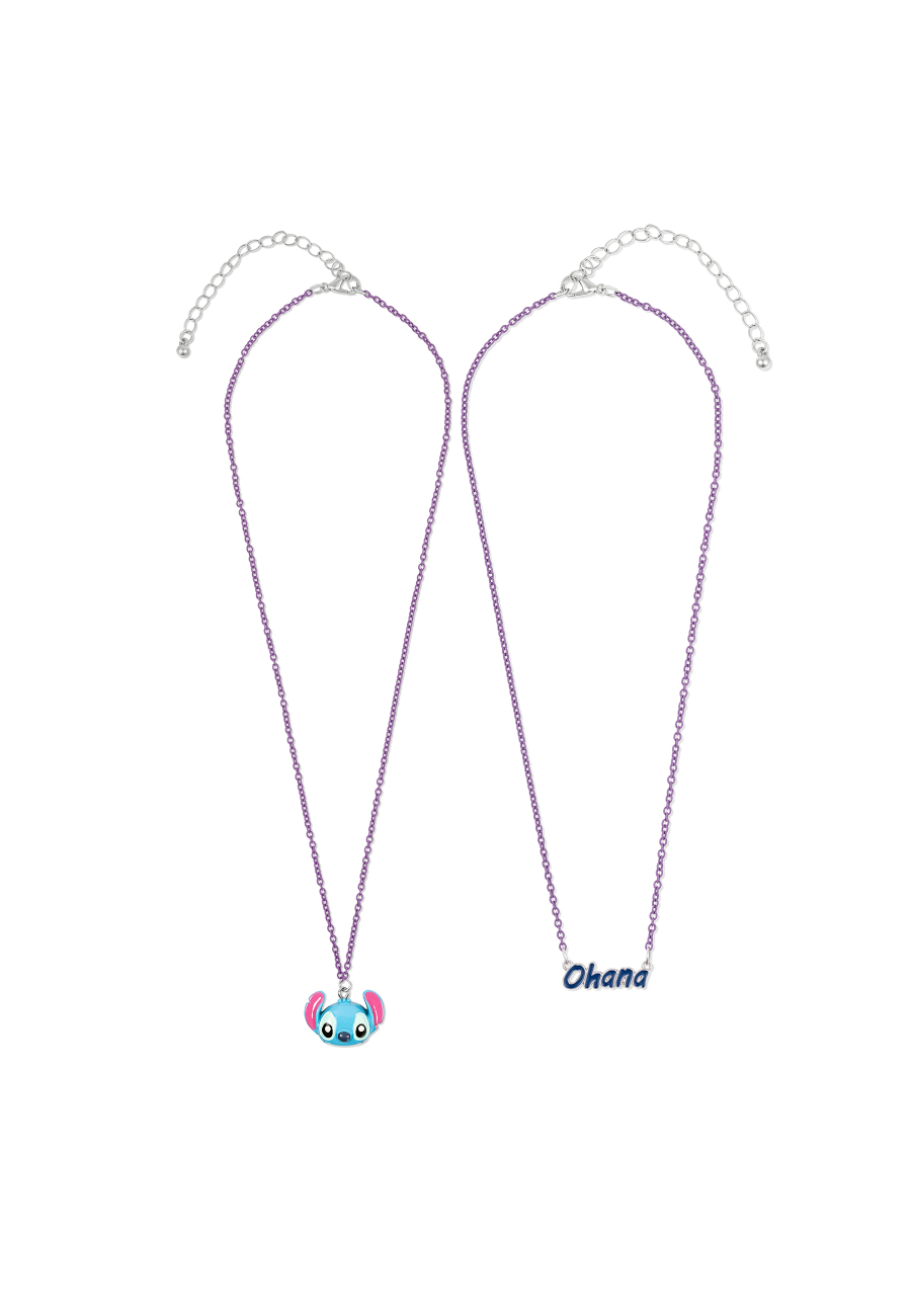 Necklace Disney Lilo & Stitch Ohana Stitch Double Layered Necklace Disney Lilo & Stitch Ohana Stitch Double Layered