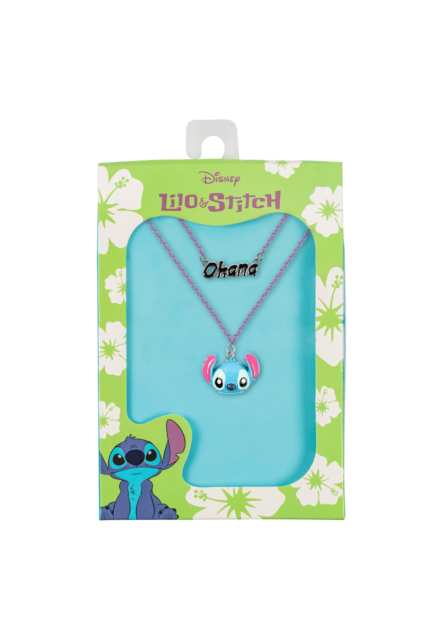 Collar Disney Lilo & Stitch Ohana Stitch Doble Capa Collar Disney Lilo & Stitch Ohana Stitch Doble Capa
