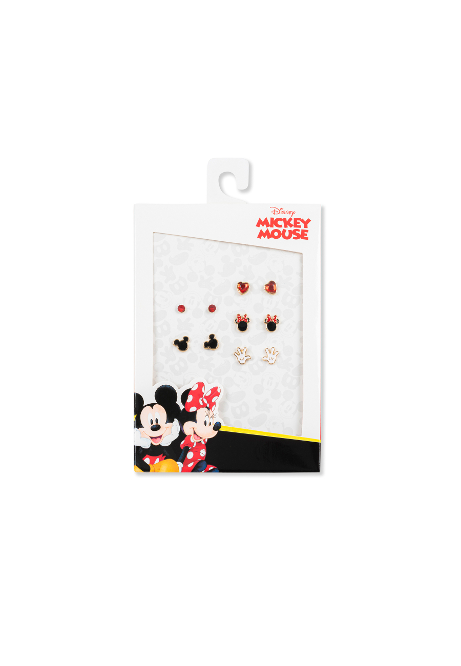Oorbellen Disney Mickey & Minnie Mouse Set 5-Delig Oorbellen Disney Mickey & Minnie Mouse Set 5-Delig