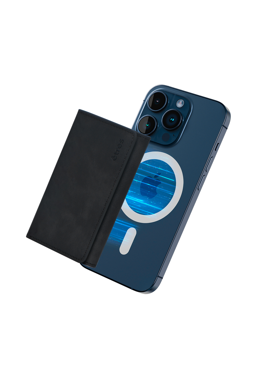 ETRES Magnetic Leather Wallet No Pocket for Smartphones ETRES Magnetic Leather Wallet No Pocket for Smartphones