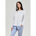 Klassisches langärmeliges Pyjama-Set aus Baumwolle Klassisches langärmeliges Pyjama-Set aus Baumwolle