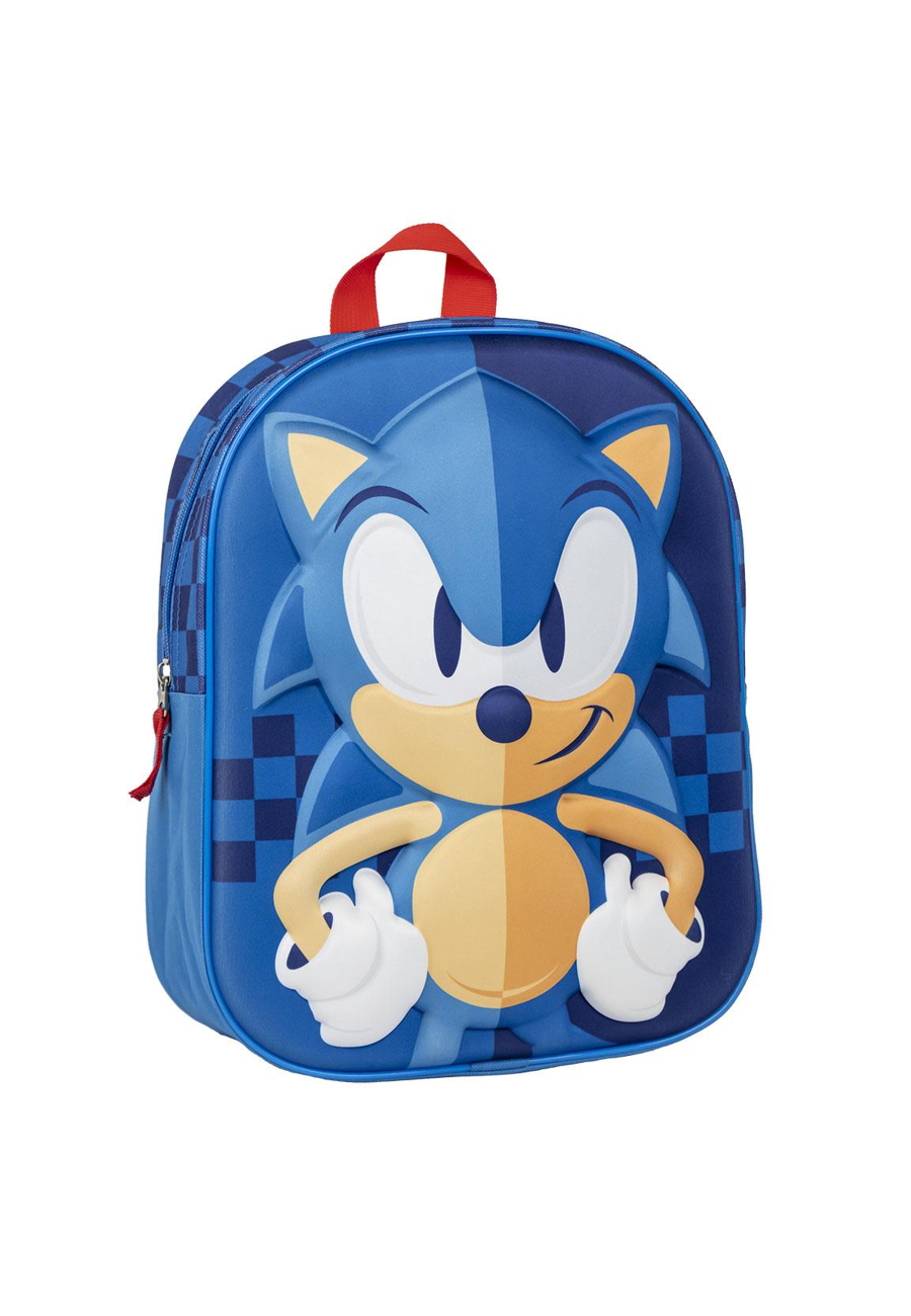 Sac à dos 3D Sonic the Hedgehog - Sac d'école élégant et durable pour les fans de Sonic ! Sac à dos 3D Sonic the Hedgehog - Sac d'école élégant et durable pour les fans de Sonic !