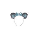 Disney Frozen Fantasia Ears Headband – Sparkly Blue Sequin Bow for Kids & Adults Disney Frozen Fantasia Ears Headband – Sparkly Blue Sequin Bow for Kids & Adults