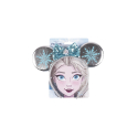 Bandeau d'oreilles Fantasia de Disney Frozen - Noeud à paillettes bleu étincelant pour enfants et adultes Bandeau d'oreilles Fantasia de Disney Frozen - Noeud à paillettes bleu étincelant pour enfants et adultes