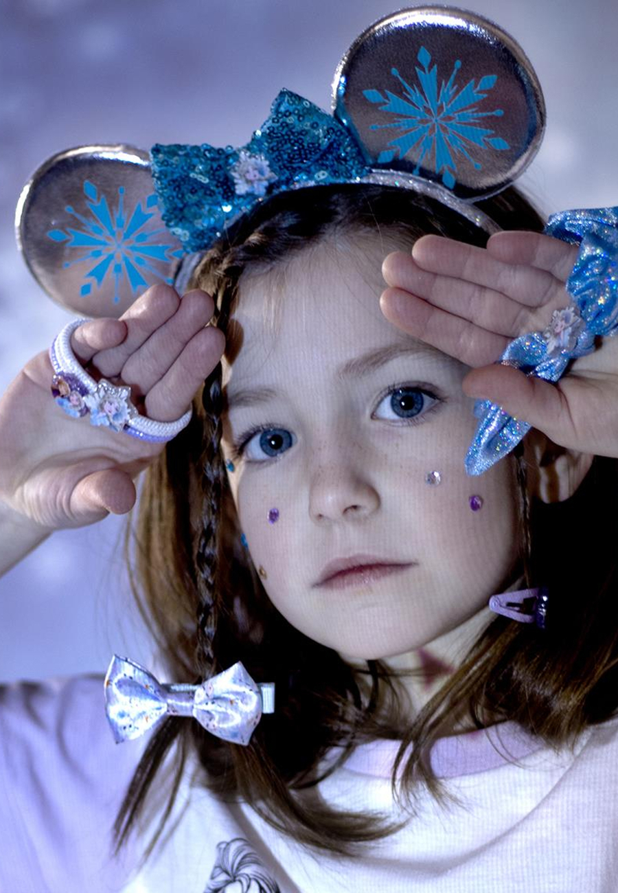 Disney Frozen Fantasia Ears Headband – Sparkly Blue Sequin Bow for Kids & Adults Disney Frozen Fantasia Ears Headband – Sparkly Blue Sequin Bow for Kids & Adults