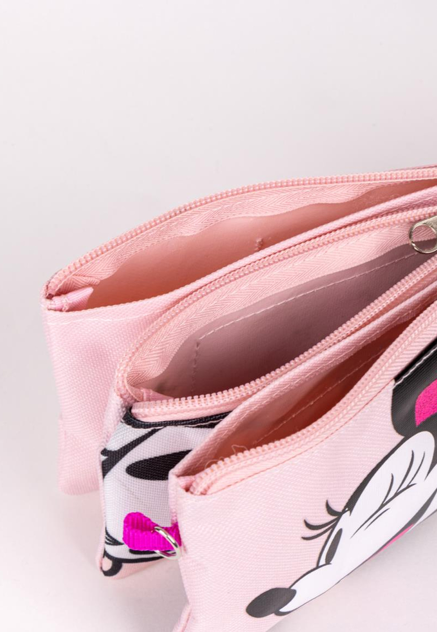 Minnie Mouse Federmäppchen für Mädchen - bezaubernder Schreibwaren Organizer mit mehreren Fächern