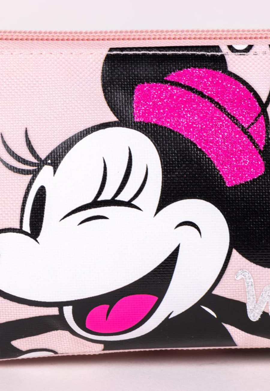 Minnie Mouse Federmäppchen für Mädchen - bezaubernder Schreibwaren Organizer mit mehreren Fächern