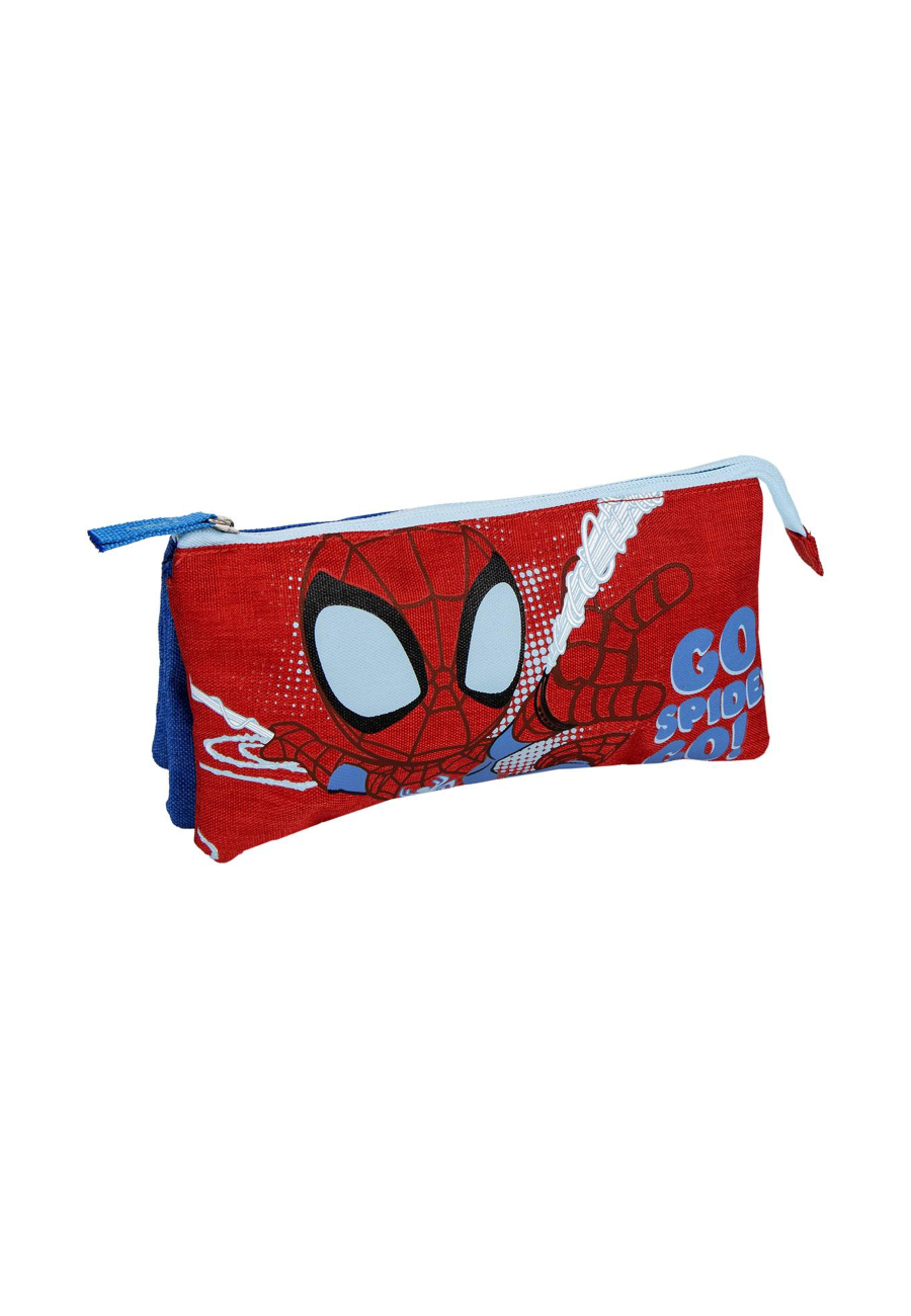 Spidey Pencil Case für Jungen - Superheld Multi-Compartment Stationery Organizer