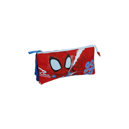 Spidey Pencil Case für Jungen - Superheld Multi-Compartment Stationery Organizer