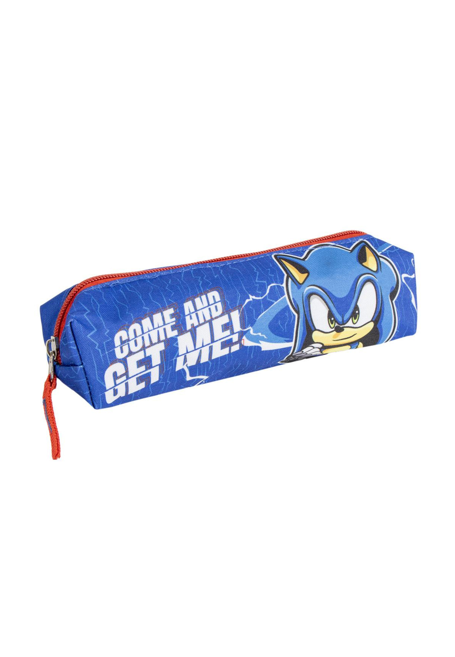 Sonic the Hedgehog Rectangular Pencil Case - leichte und robuste Schreibwaren Organizer für Kinder