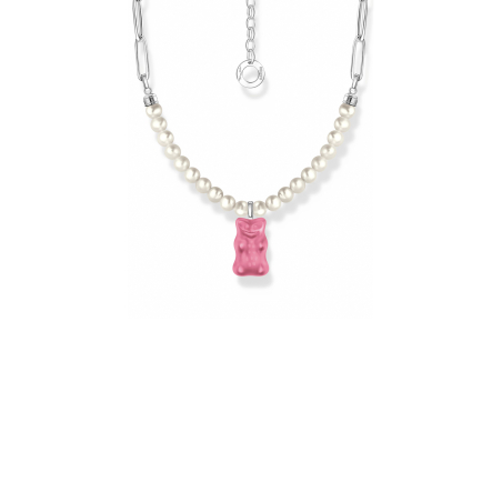 Halskette HARIBO Rosa Goldbär