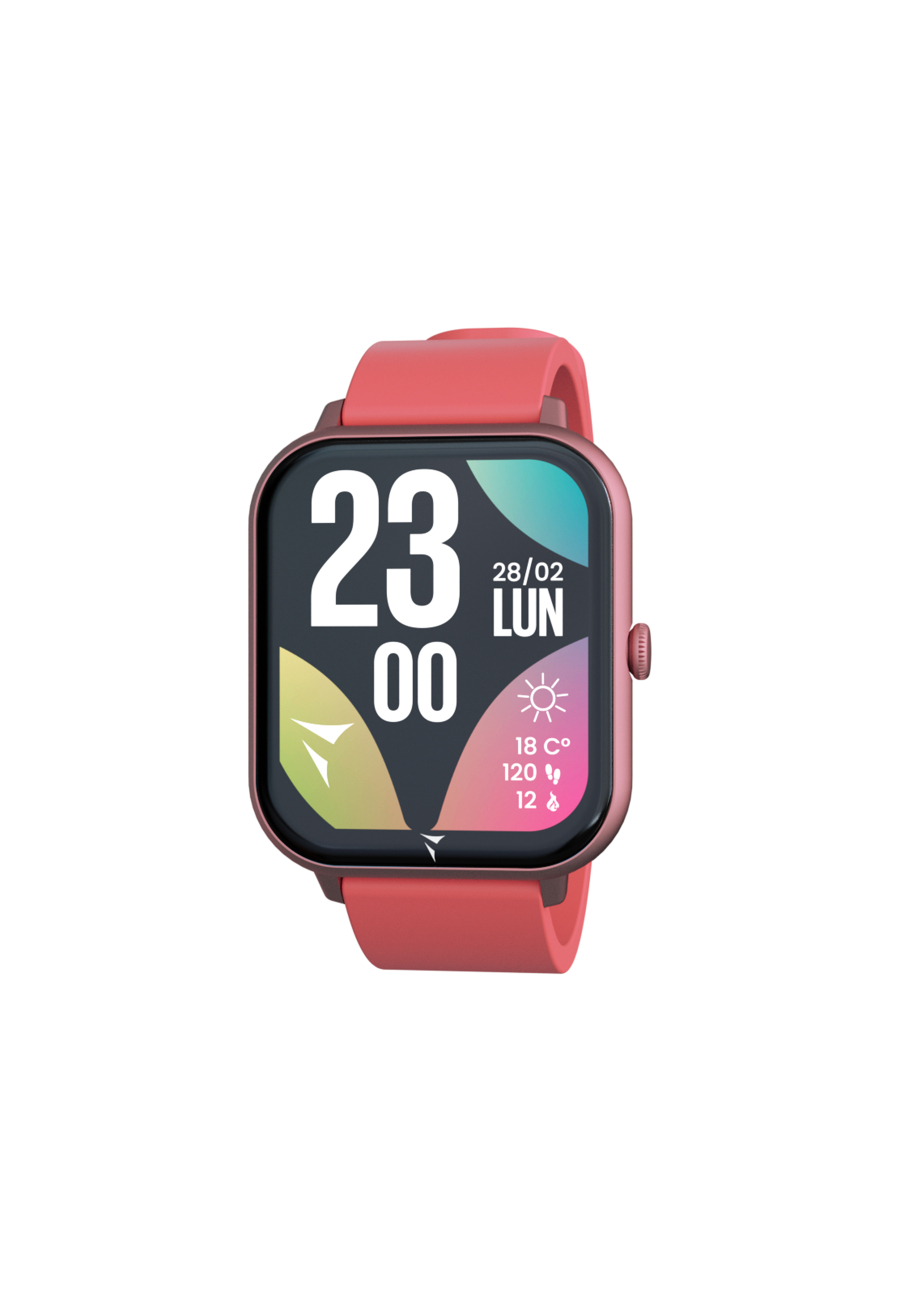 Smart Watch Glow Dark Pink