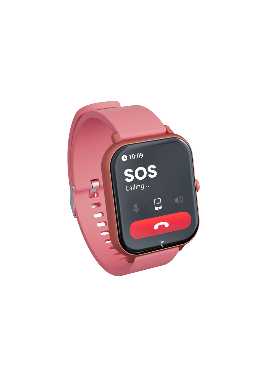 Smart Watch Glow Dark Pink