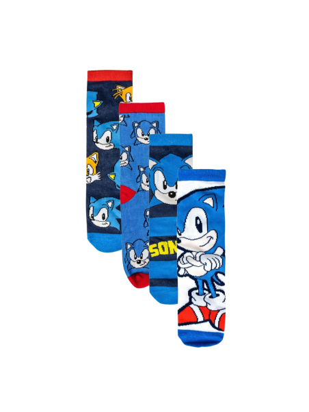 Sokkenpakket 4 Stuks Sonic