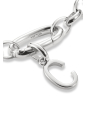 Charm Pendant Letter C Connect Silver
